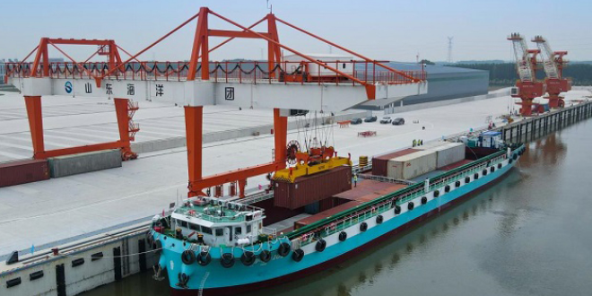 幼清河集装箱河海直达